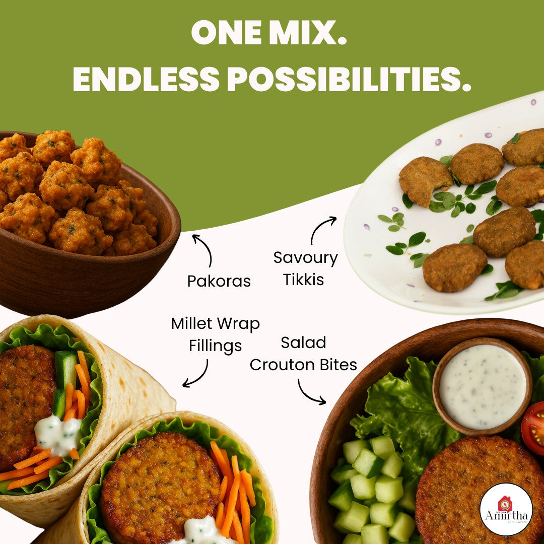 Moringa Millet Tikki Mix