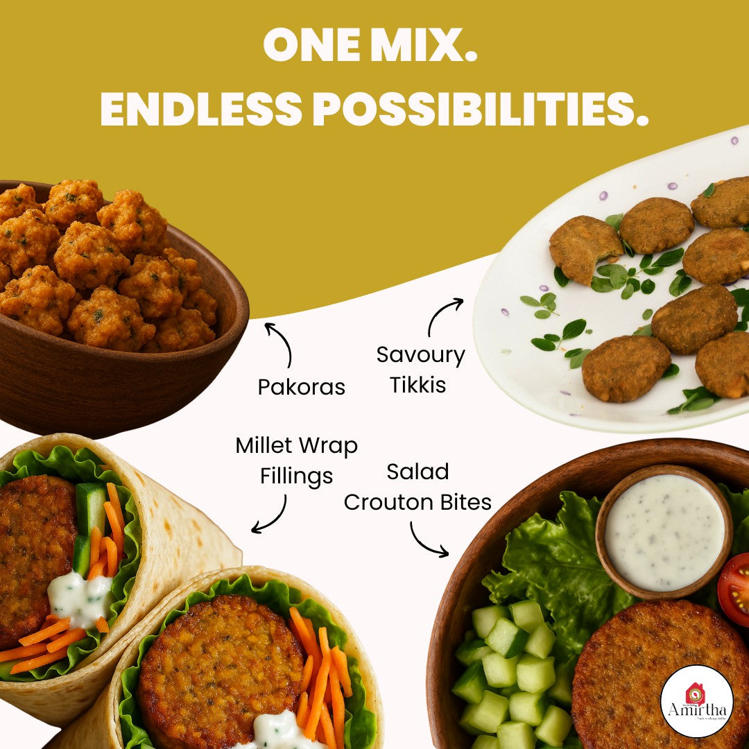 Nendran Banana Millet Tikki Mix