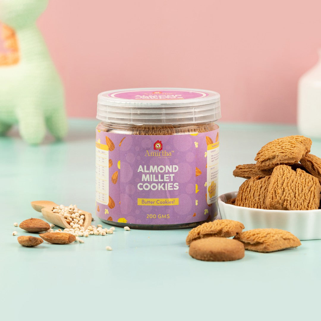 Almond Millet Butter Cookies