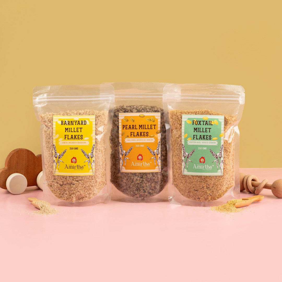 Millet Flakes – 3 varieties Combo