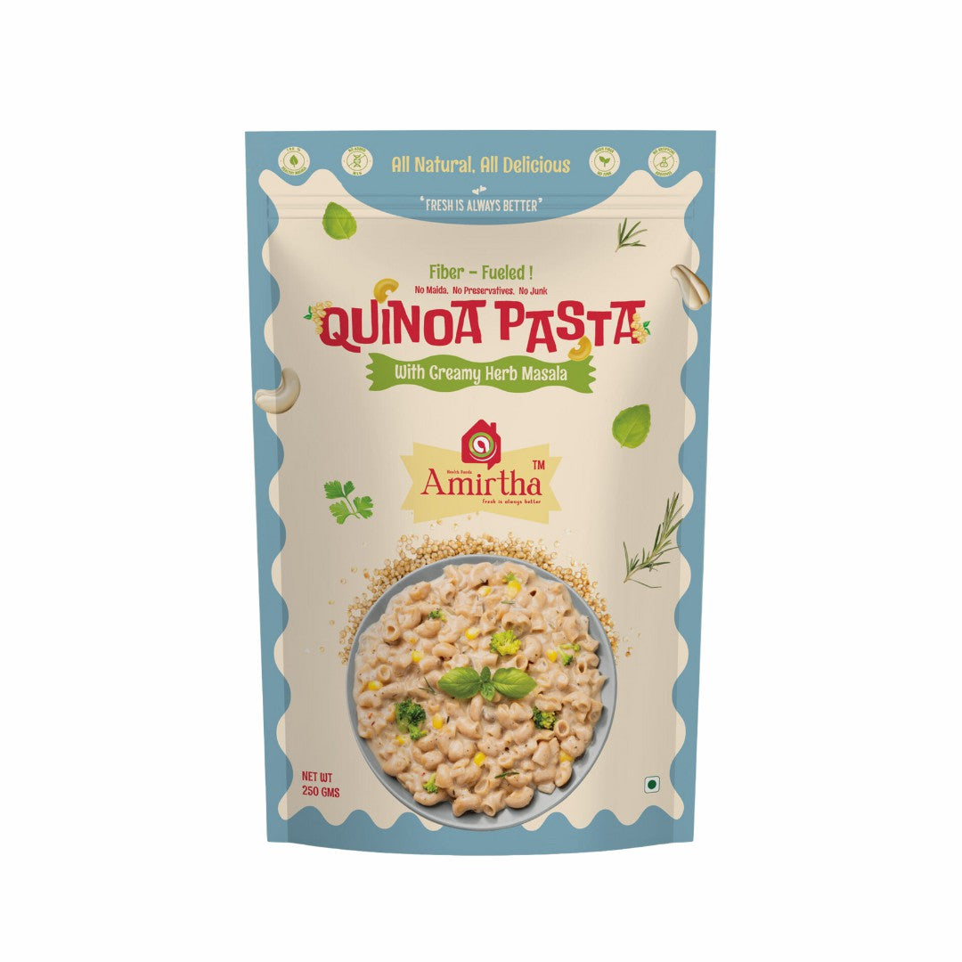 Quinoa Pasta with Creamy Herb Masala