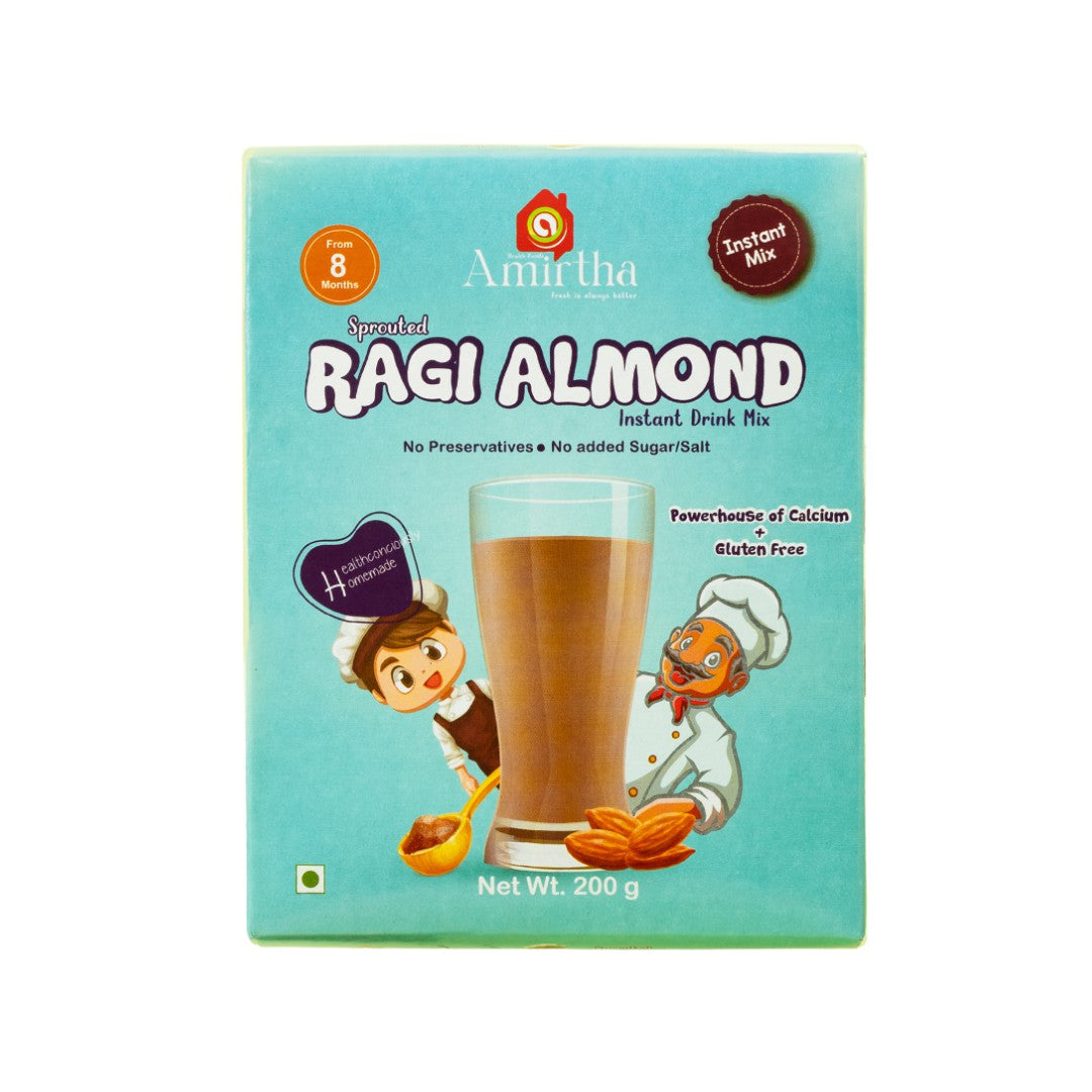 Sprouted Ragi Almond – Instant Cereal