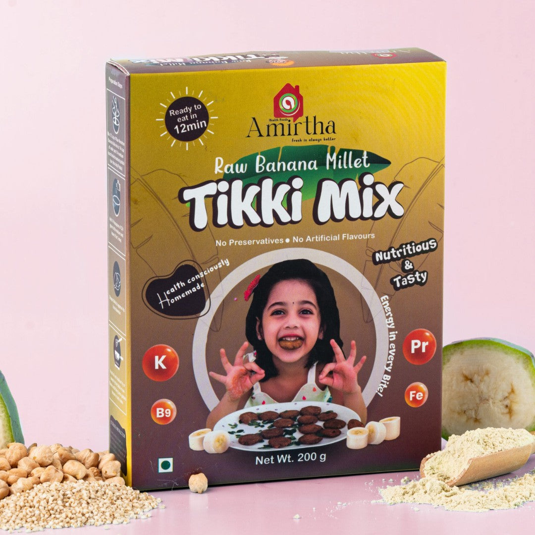 Nendran Banana Millet Tikki Mix