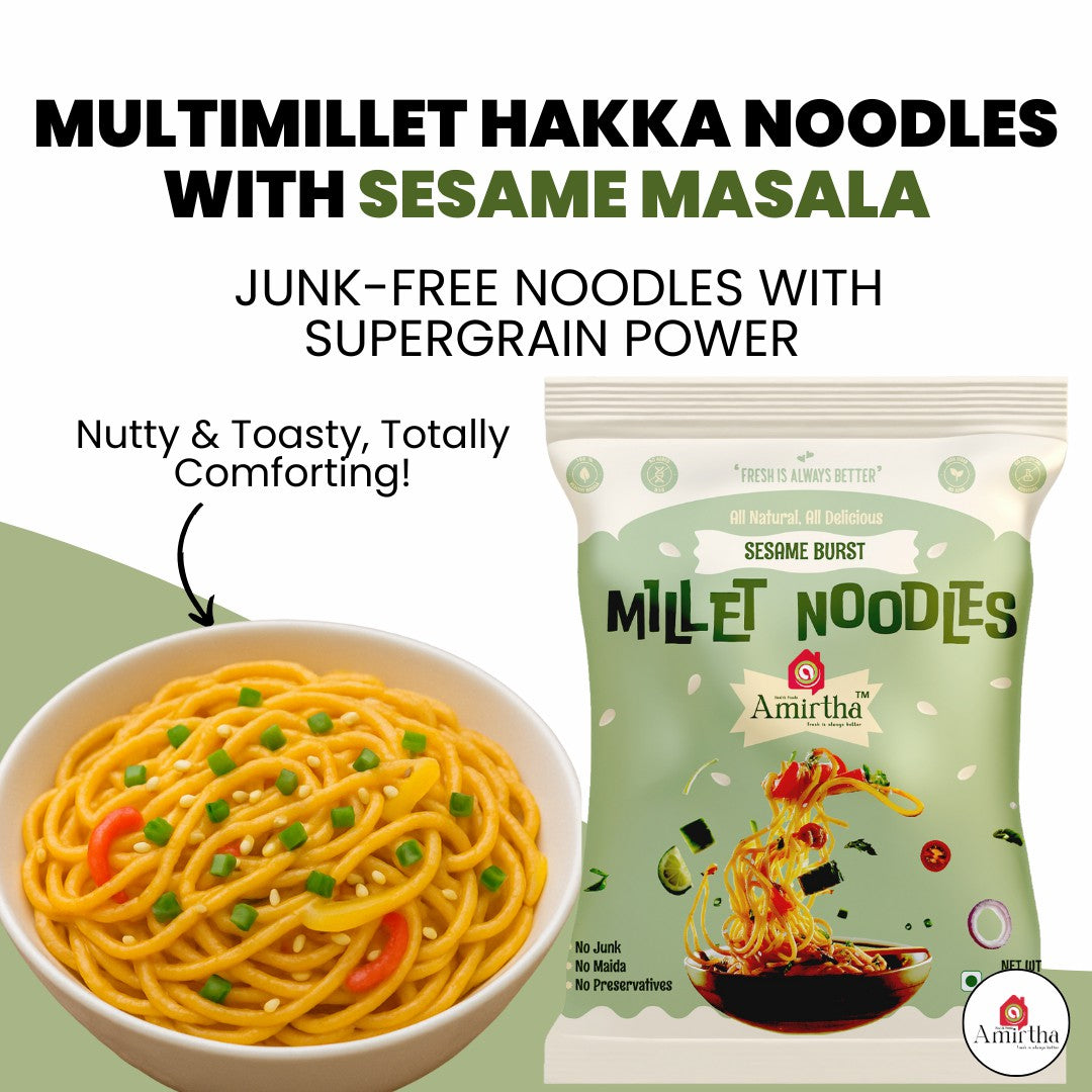 Millet Noodles – Sesame Burst
