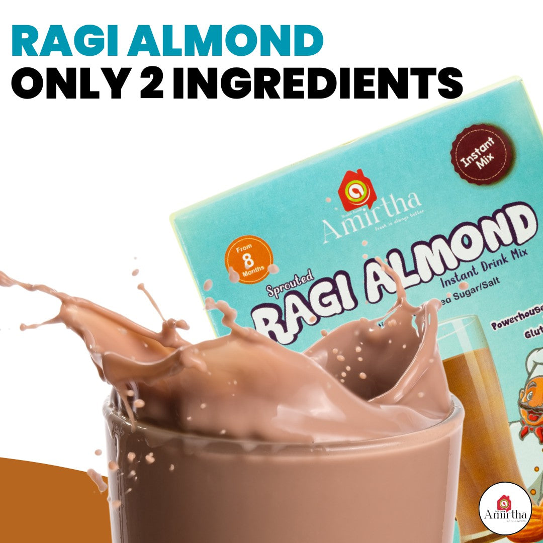 Sprouted Ragi Almond – Instant Drink Mix
