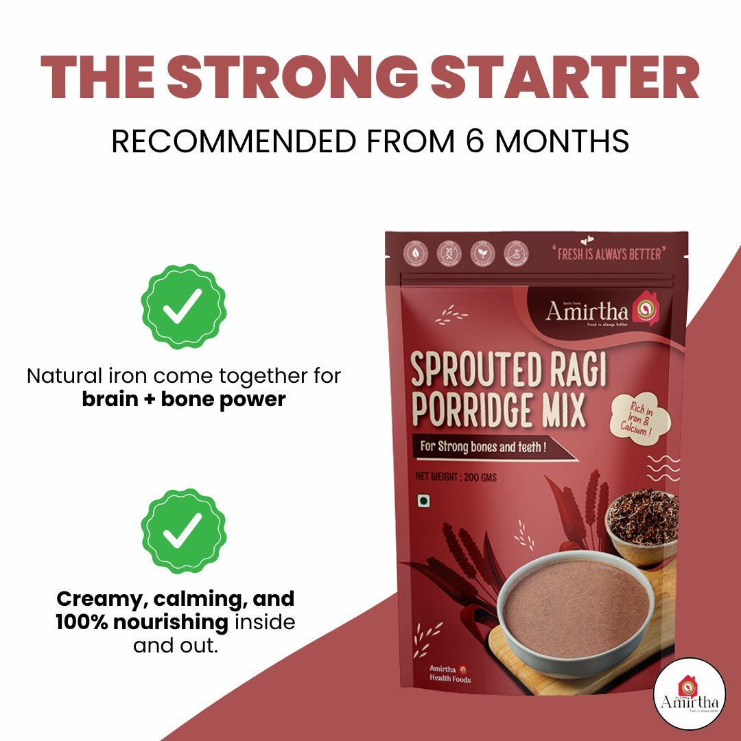 Sprouted Ragi Porridge Mix