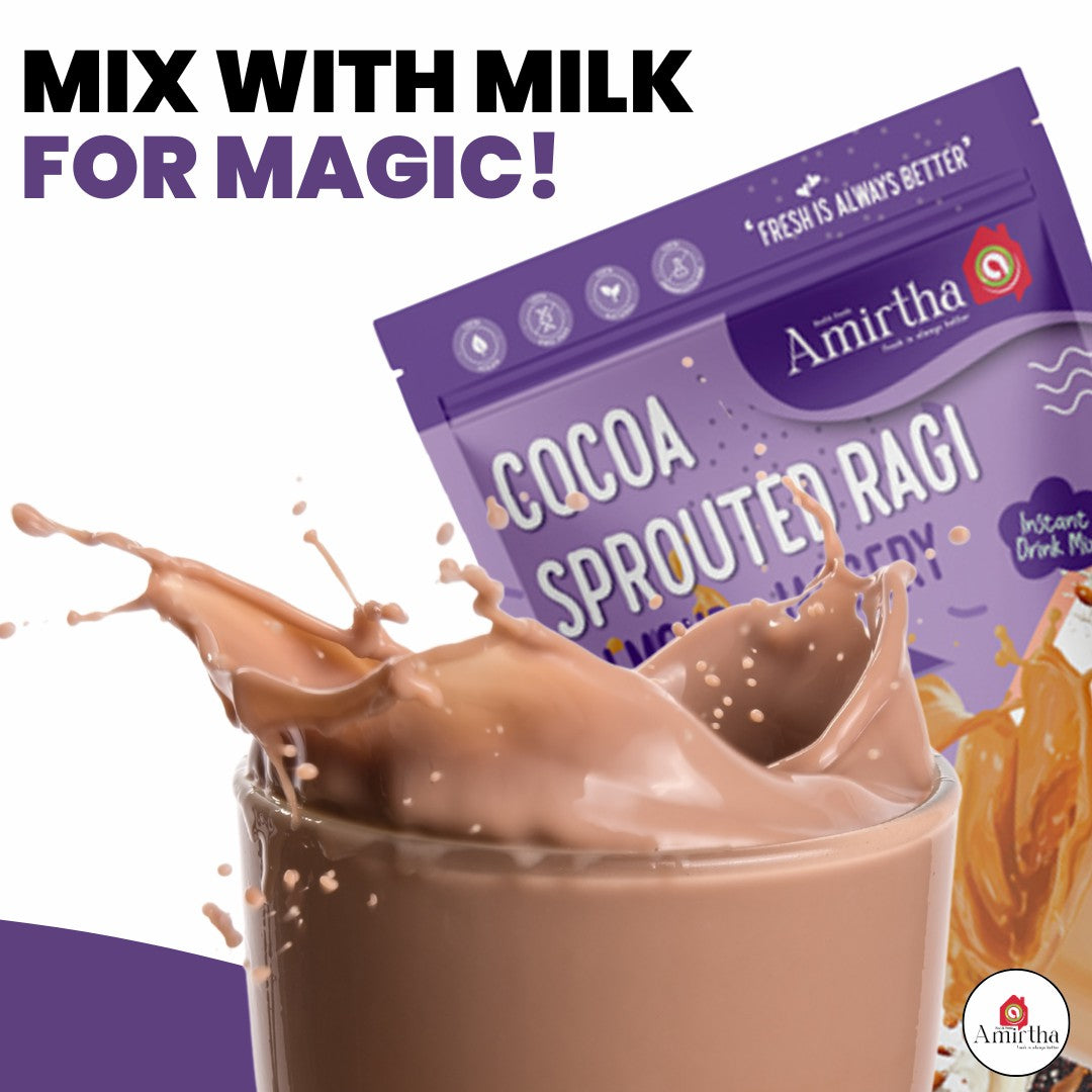 Cocoa Sprouted Ragi Almond - Instant drink mix