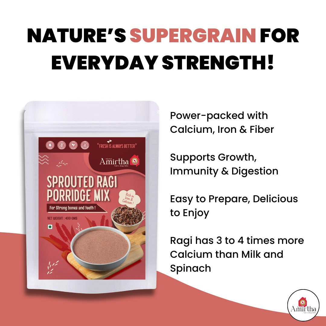 Sprouted Ragi Mix- 400g