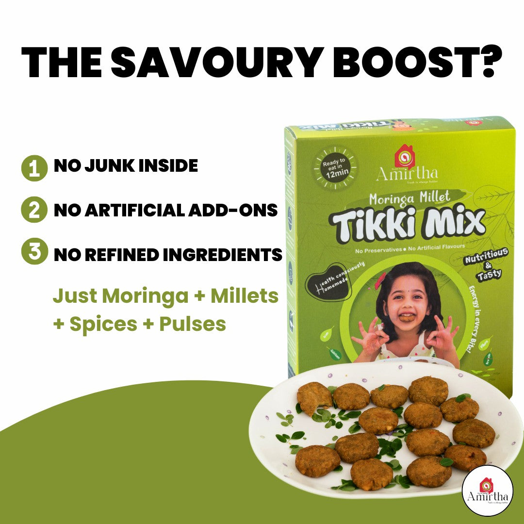 Moringa Millet Tikki Mix