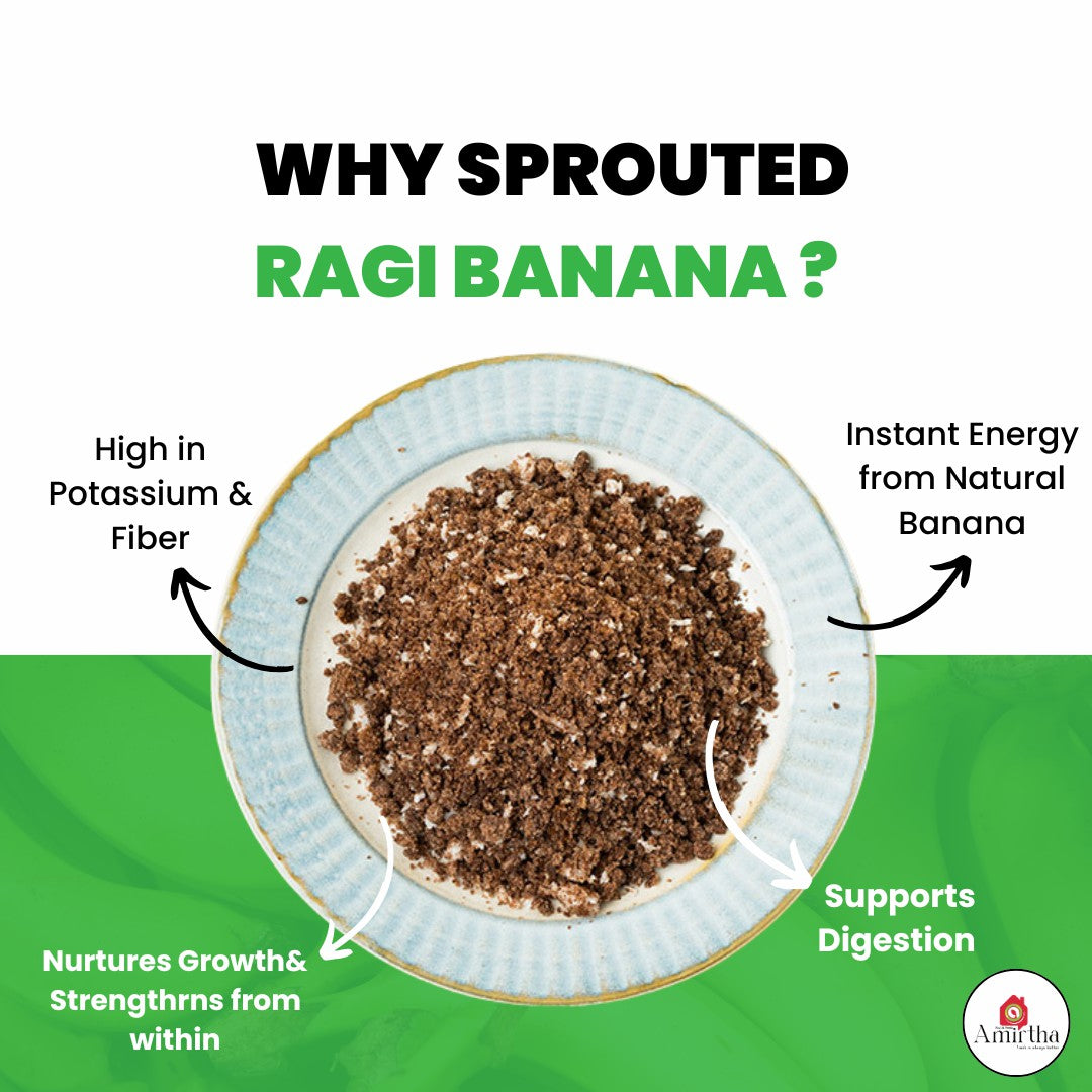 Nendran Banana Sprouted Ragi Mix- 400g