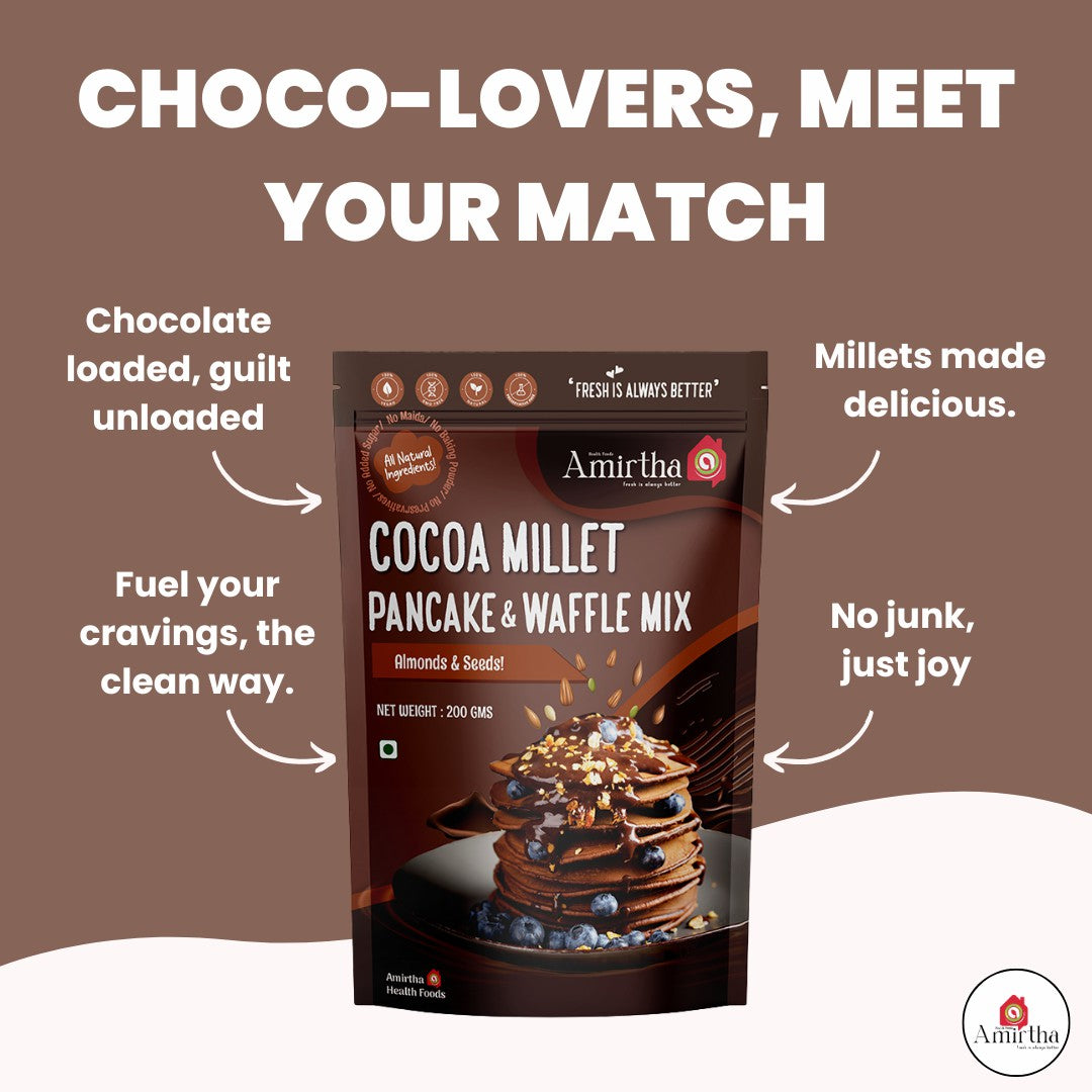 Cocoa Millet Pancake Mix