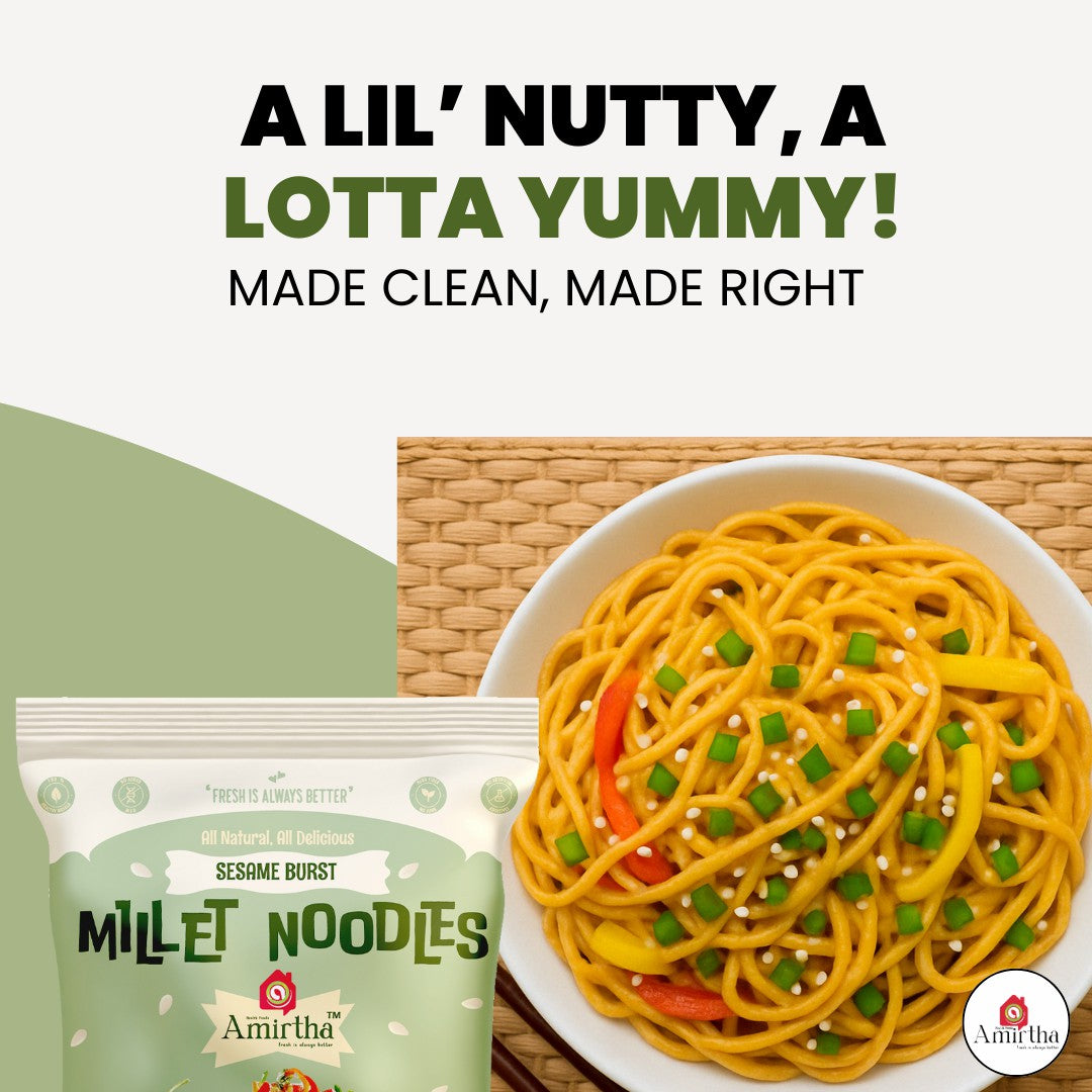 Millet Noodles – Sesame Burst