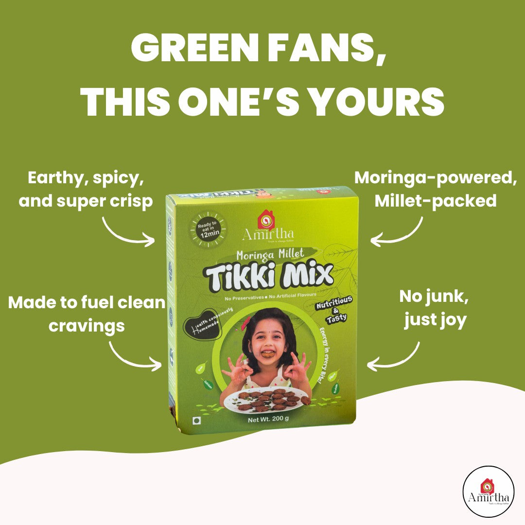 Moringa Millet Tikki Mix