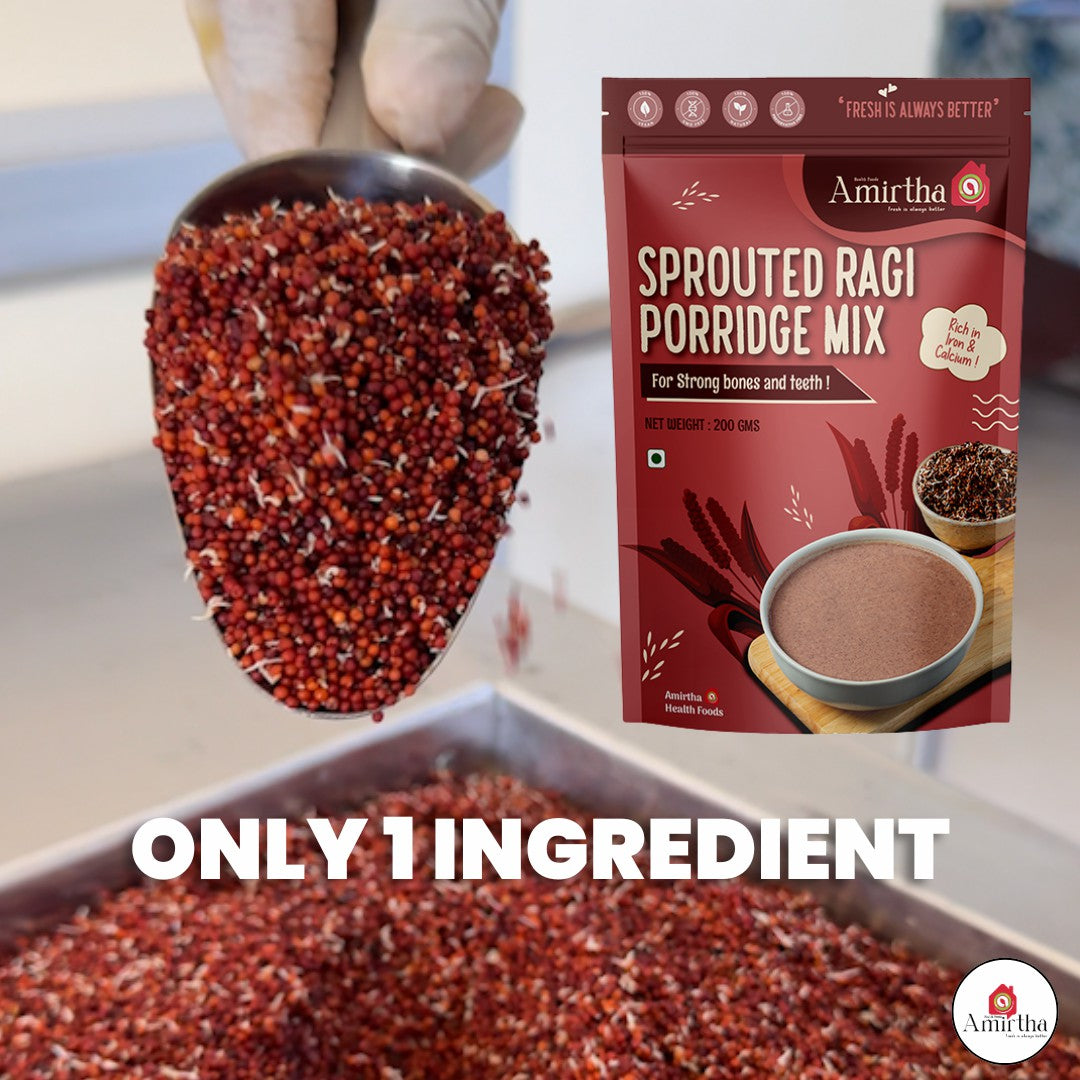 Sprouted Ragi Porridge Mix