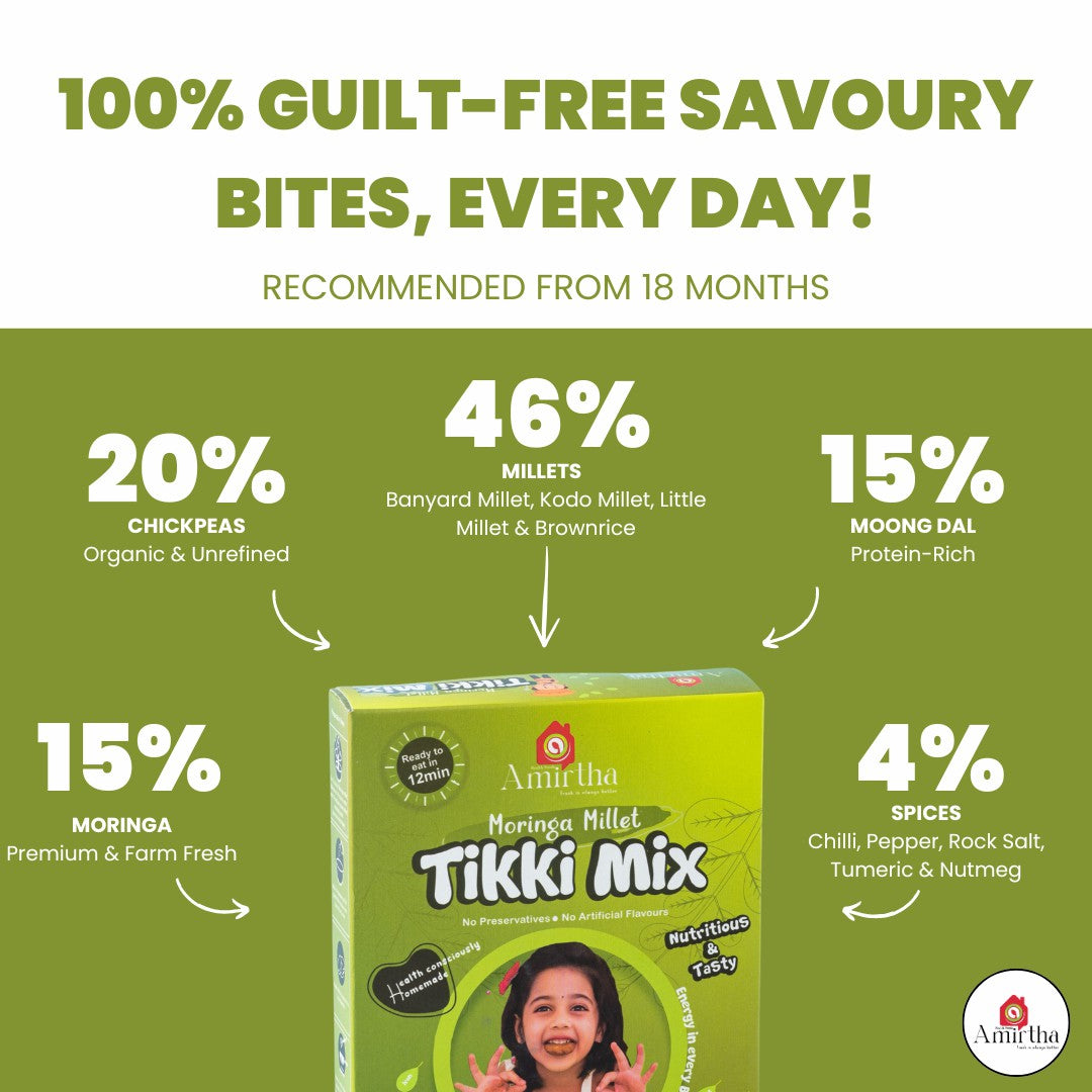 Moringa Millet Tikki Mix