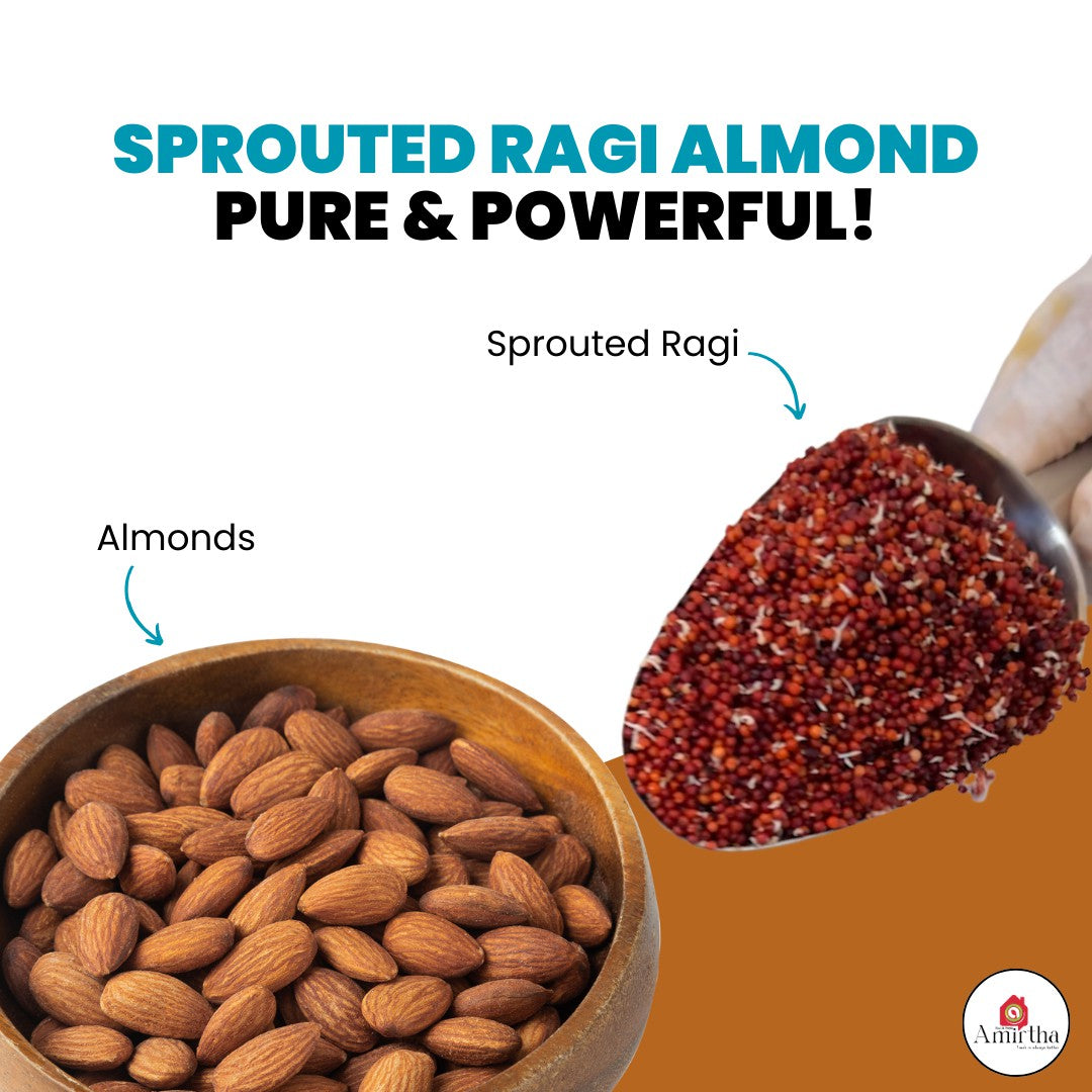 Sprouted Ragi Almond – Instant Cereal