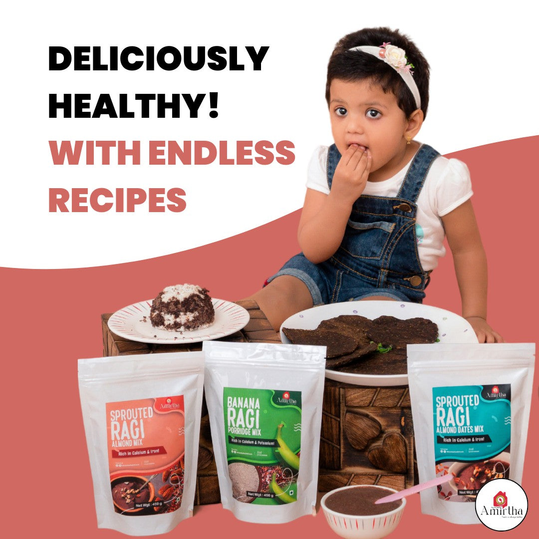Sprouted Ragi Mix- 400g