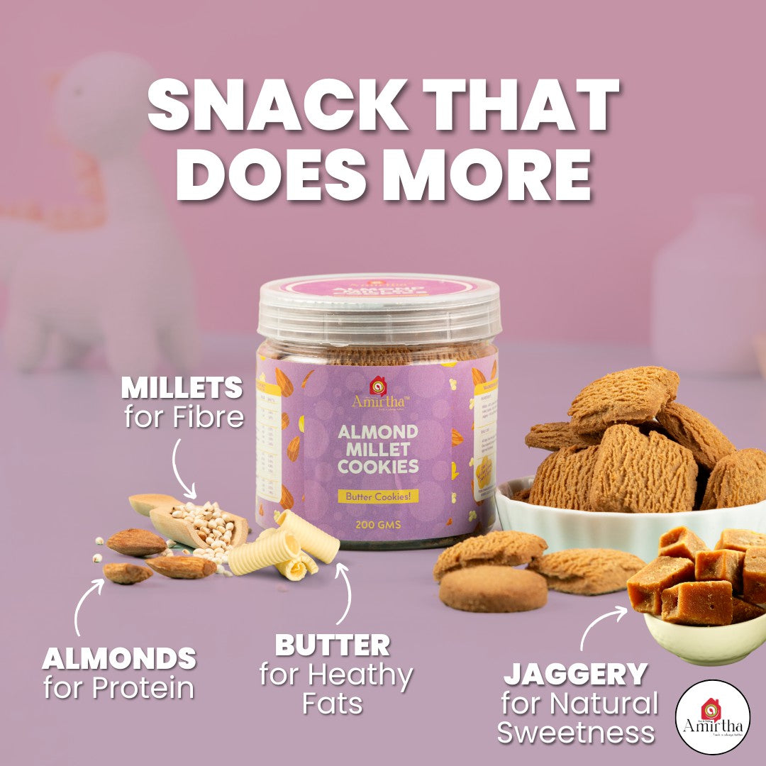 Almond Millet Butter Cookies