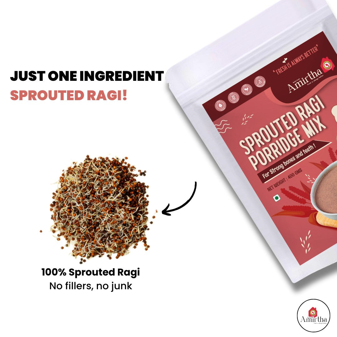 Sprouted Ragi Mix- 400g