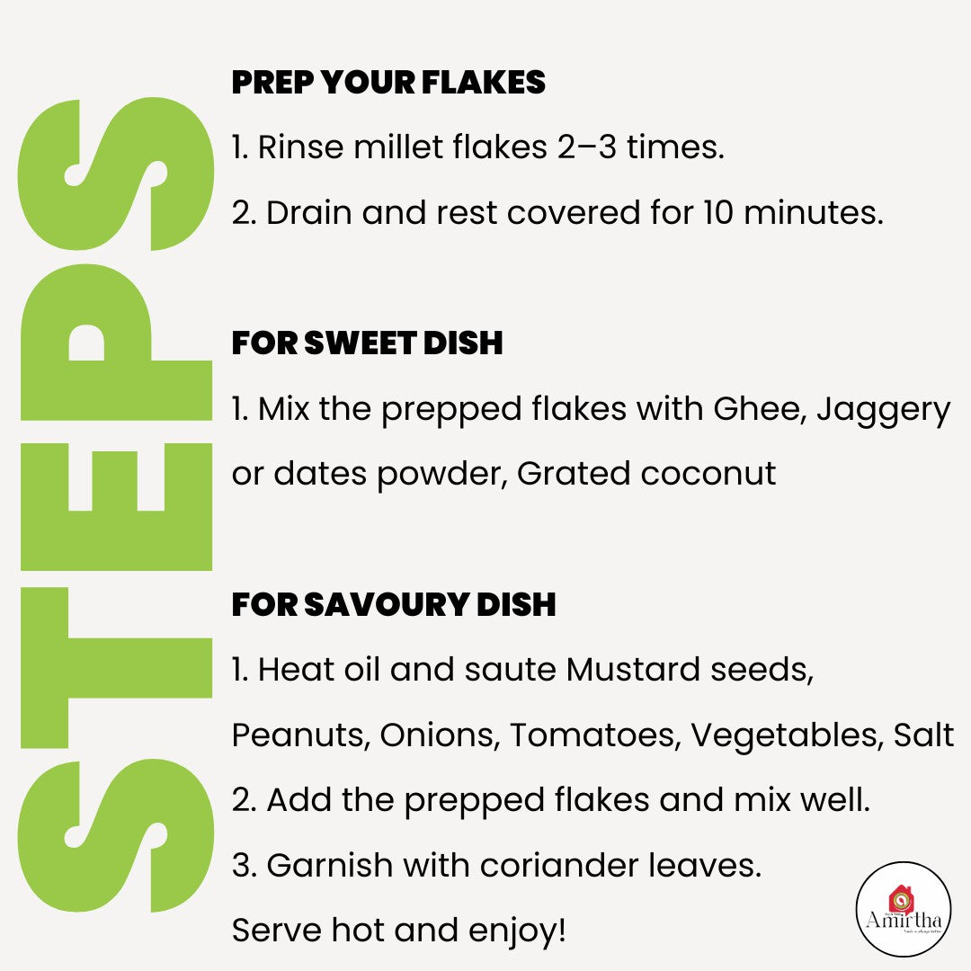 Millet Flakes – 3 varieties Combo