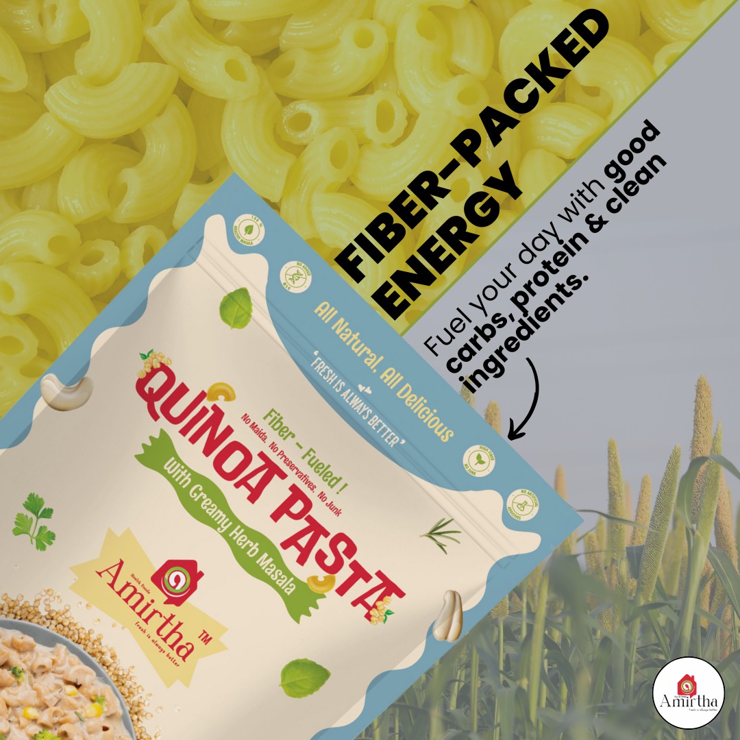 Quinoa Pasta with Creamy Herb Masala