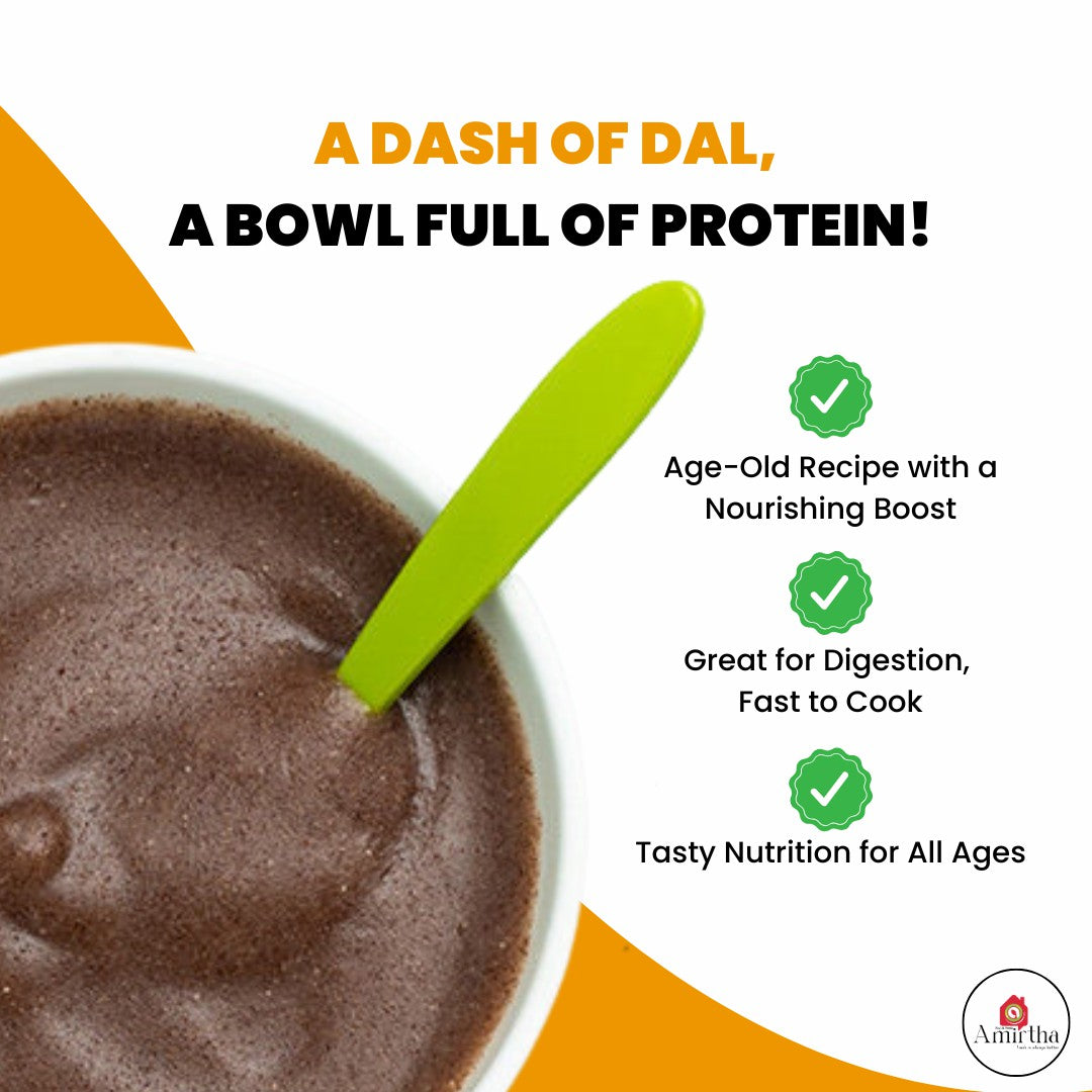 Sprouted Ragi Moong Dal Mix- 400g