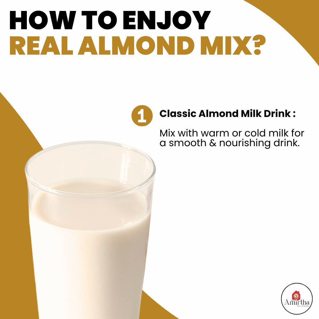 Real Almond Milk instant Mix
