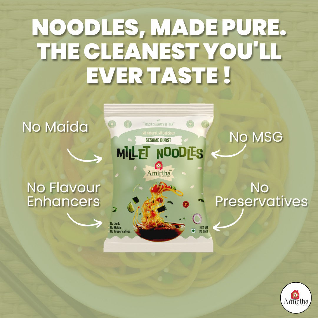 Millet Noodles – Sesame Burst