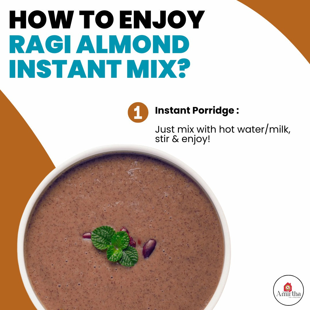 Sprouted Ragi Almond – Instant Drink Mix