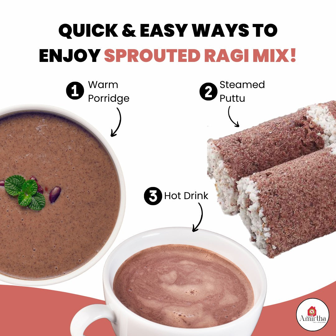 Sprouted Ragi Mix- 400g