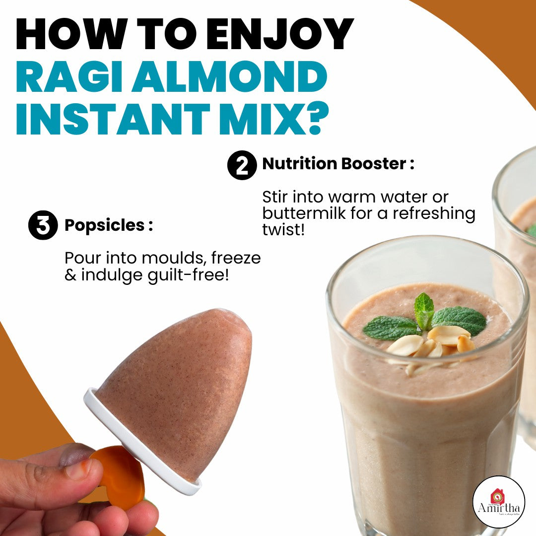 Sprouted Ragi Almond – Instant Drink Mix