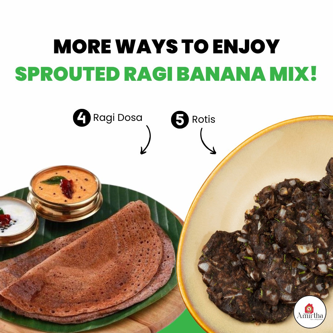 Nendran Banana Sprouted Ragi Mix- 400g