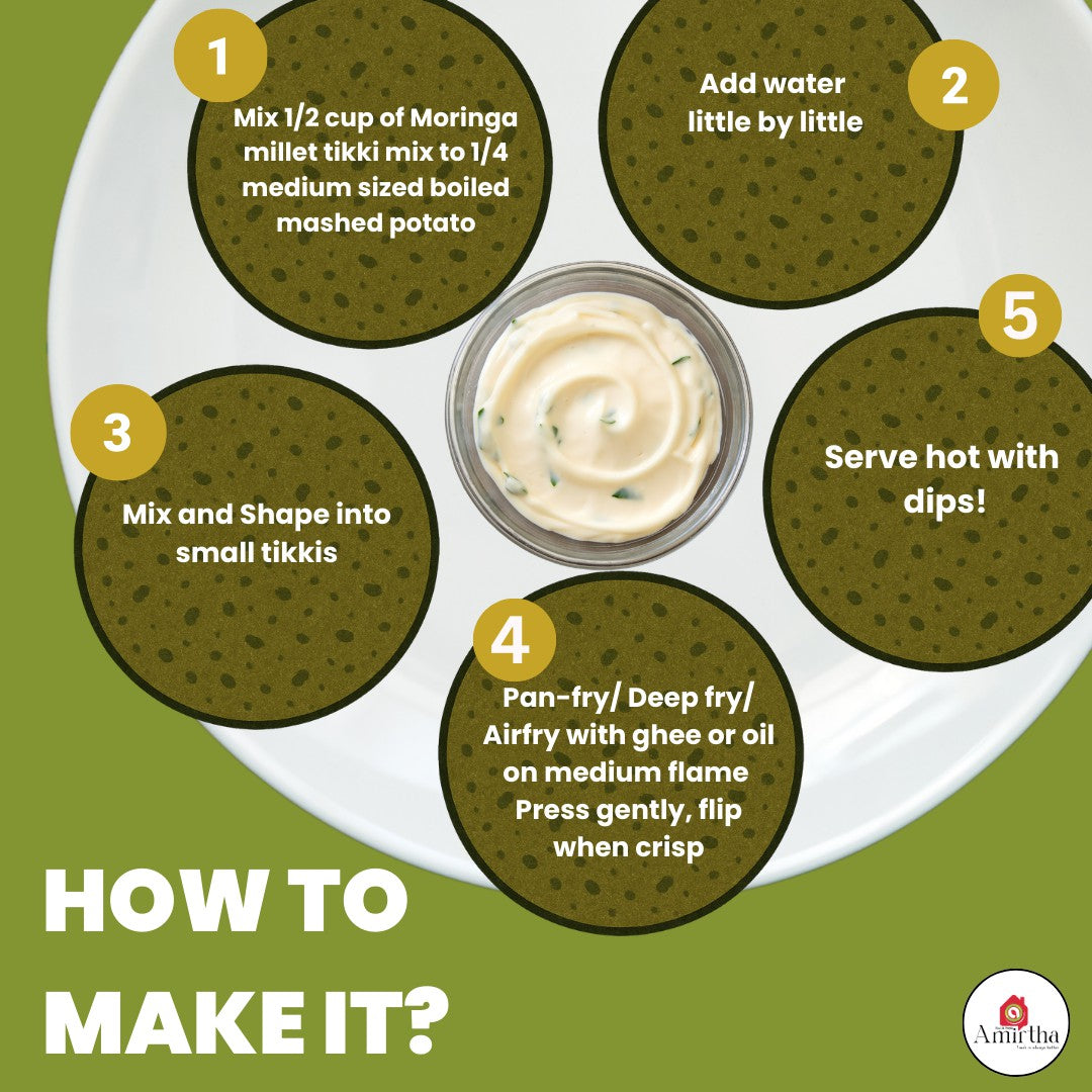 Moringa Millet Tikki Mix