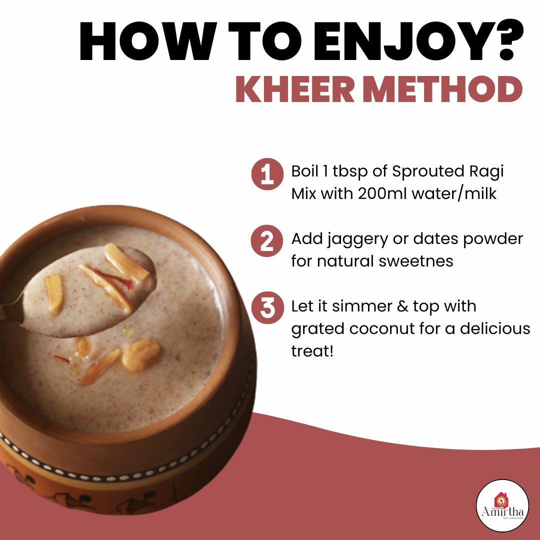 Sprouted Ragi Porridge Mix