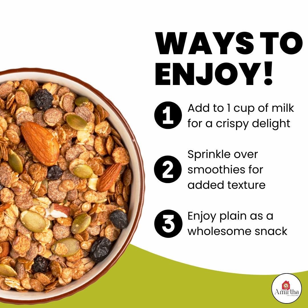Major Millet Muesli – Almonds & Seeds