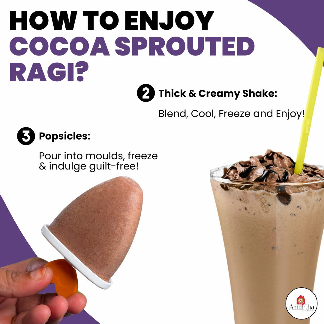 Cocoa Sprouted Ragi Almond - Instant drink mix
