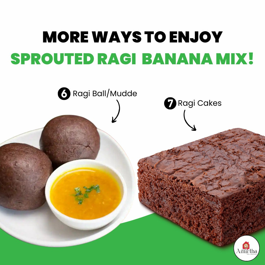 Nendran Banana Sprouted Ragi Mix- 400g