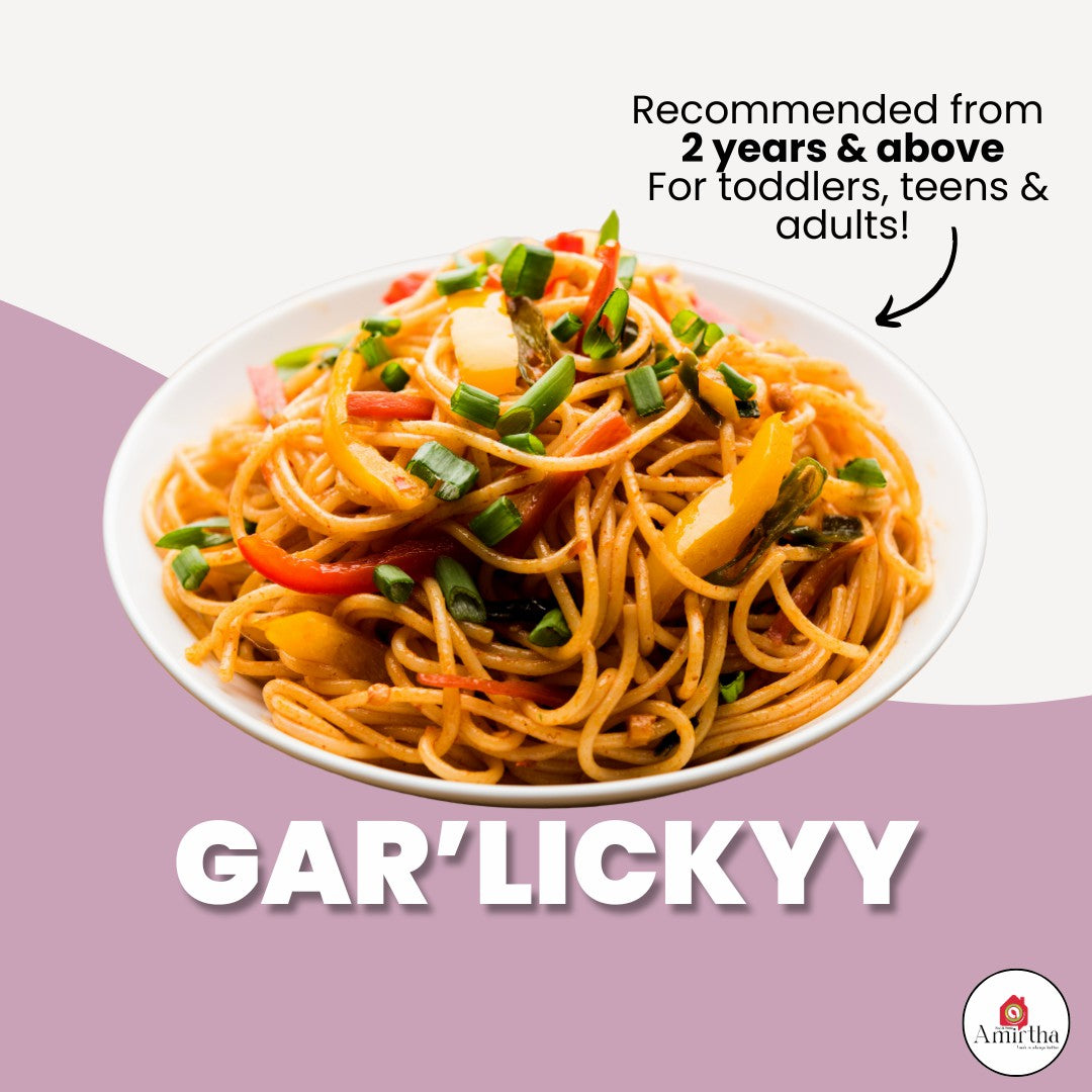 Millet Noodles – Garlicky