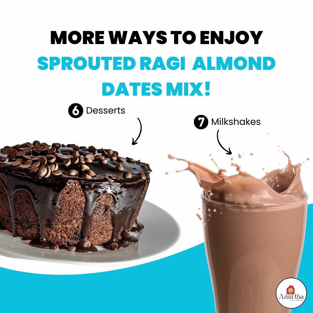 Sprouted Ragi Almond Dates Mix- 400g