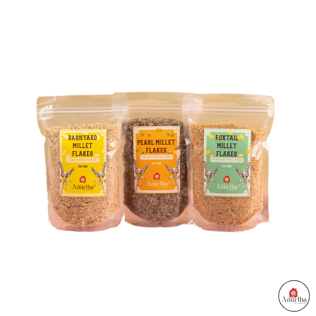 Millet Flakes – 3 varieties Combo