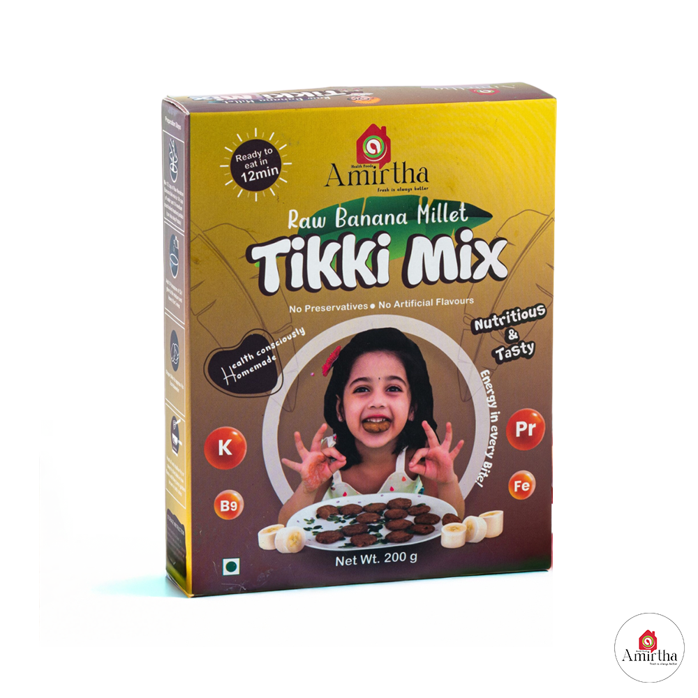 Nendran Banana Millet Tikki Mix