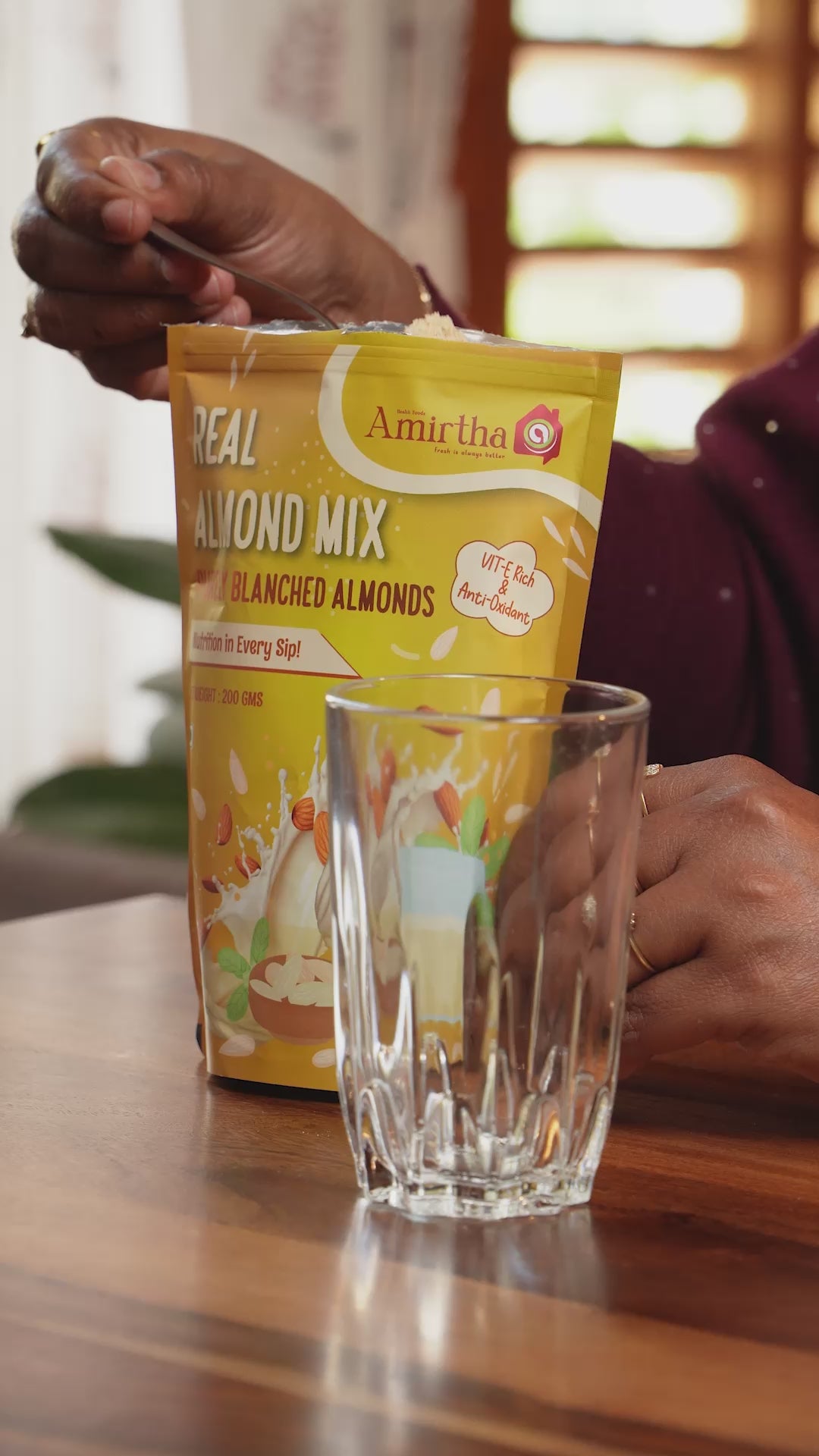 Real Almond Milk instant Mix